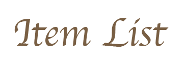 Item List